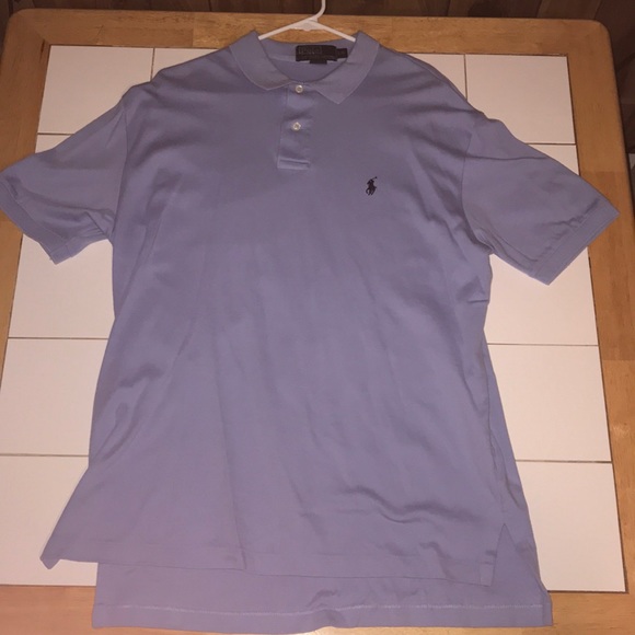 Men’s Polo Ralph Lauren Light Blue Polo - Picture 1 of 5